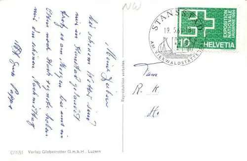 AK / Ansichtskarte  Stansstad mit Pilatus