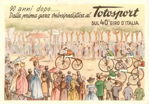 AK / Ansichtskarte  Radsport_Biking_Cyclisme Totosport Giro D'Italiy