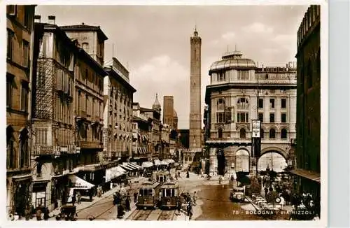 AK / Ansichtskarte  Strassenbahn_Tramway-- Rizzoli Bologna