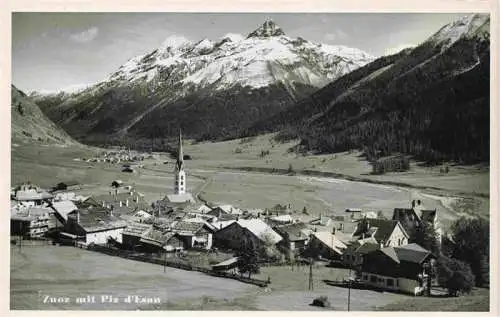AK / Ansichtskarte  Zuoz_GR mit Piz d'Eau