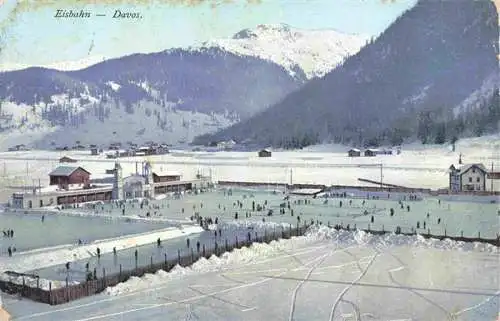AK / Ansichtskarte  DAVOS_GR Eisbahn