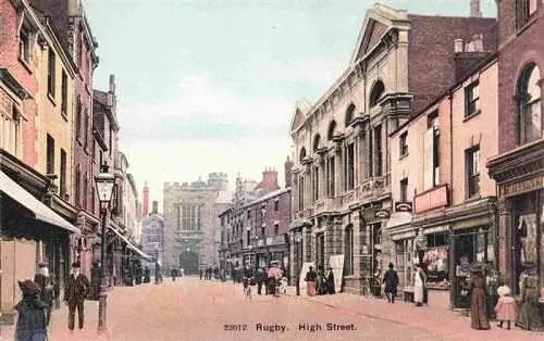 AK / Ansichtskarte  Rugby__Warwickshire_UK High Street 