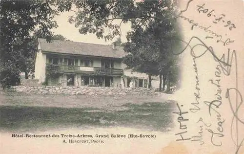 AK / Ansichtskarte  Grand_Saleve_74_Haute-Savoie Hôtel Restaurant des Treize-Arbres