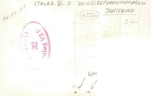 AK / Ansichtskarte  DORTMUND Stalag VI-D Kriegsgefangenenlager Stempel