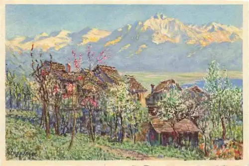 AK / Ansichtskarte  Minusio_Locarno_TI Motivo Kuenstlerkarte No. 44