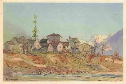 AK / Ansichtskarte  Gordola_Locarno_TI Motivo rustico Kuenstlerkarte No. 48