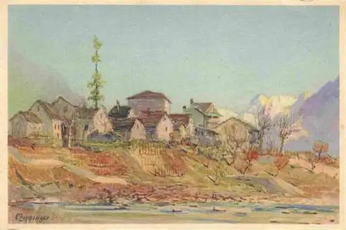 AK / Ansichtskarte  Gordola_Locarno_TI Motivo rustico Zuppinger Kuenstlerkarte No. 48