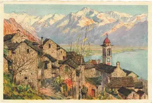 AK / Ansichtskarte  Orselina_Locarno_TI Motivo rustico Zuppinger Kuenstlerkarte No. 33