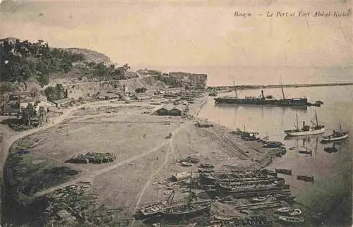 AK / Ansichtskarte  Bougie_Bejaia_Algerie Le port et Fort Abd-el-Kader