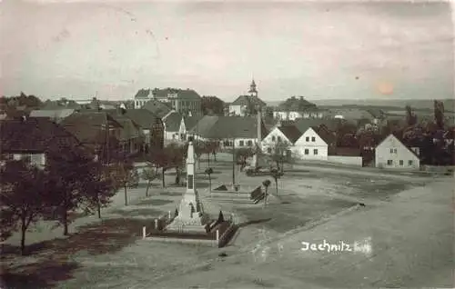 AK / Ansichtskarte  Jechnitz_Jesenice_CZ Platz Denkmal