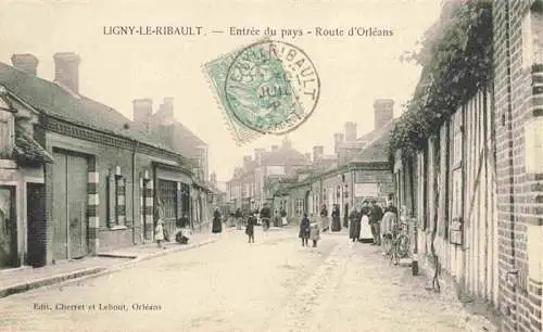 AK / Ansichtskarte  Ligny-le-Ribault_45_Loiret Entrée du pays Route d'Orléans