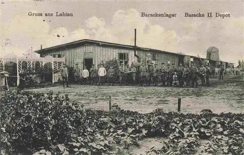 AK / Ansichtskarte  Labiau_Polessk_Kaliningrad_RU Barackenlager Baracke II Depot Feldpost