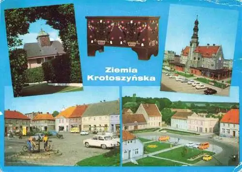AK / Ansichtskarte 73990895 Ziemia_Krotoszynska Ratusz Muzeum Krotoszyn Ratusz Komin Rynek Zduny
