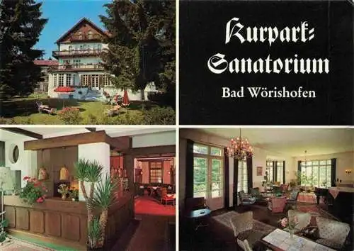 AK / Ansichtskarte  BAD_WoeRISHOFEN Kurpark Sanatorium Rezeption Gastraum