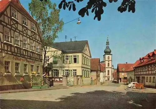 AK / Ansichtskarte  Gersfeld_Rhoen Marktplatz