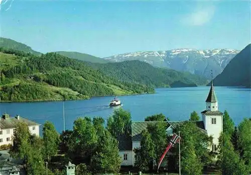 AK / Ansichtskarte  Ulvik_Norge Panorama Kirche