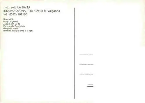 AK / Ansichtskarte  Induno_Olona_Varese_Lombardia_IT Ristorante La Baita Gastraeume