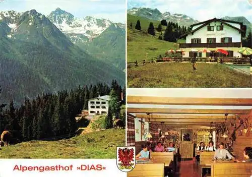 AK / Ansichtskarte 73991032 Paznauntal_Tirol_AT Alpengasthof Dias Terrasse Gaststube