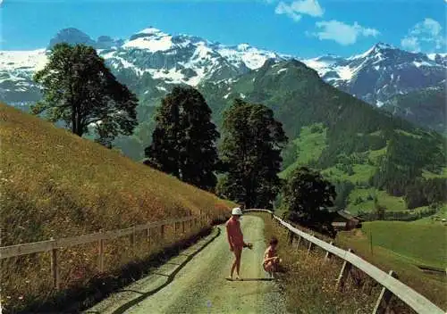 AK / Ansichtskarte  Lenk_Simmental_BE Buehlbergstrasse Laufbodenhorn Rohrbachstein Mittaghorn