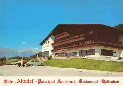 AK / Ansichtskarte 73991039 Patsch_Igls_Tirol_AT Hotel Altwirt Restaurant Hallenbad