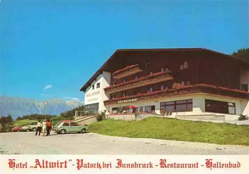 AK / Ansichtskarte  Patsch_Igls_Tirol_AT Hotel Altwirt Restaurant Hallenbad