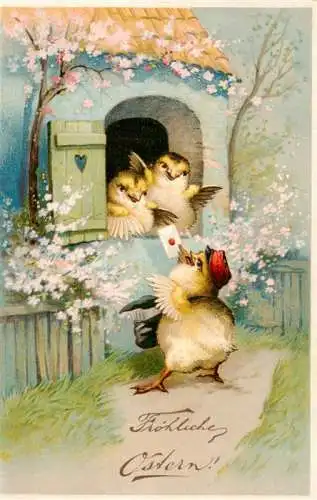 AK / Ansichtskarte  Ostern_Easter_Paques_Pasqua Litho Kuecken Brief