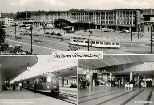 AK / Ansichtskarte 73991101 Bahnhof_Gare_Railway-Station Strassenbahn Bochum