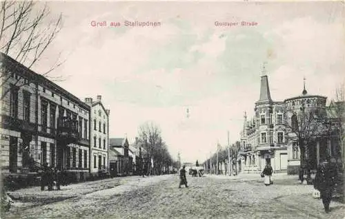 AK / Ansichtskarte  Stallupoenen_Ebenrode_Nesterow_Oblast_Kaliningrad_RU Goldaper Strasse