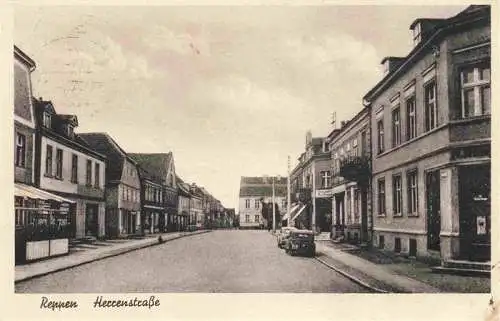 AK / Ansichtskarte  Reppen_Rzepin_Ostbrandenburg_PL Herrenstrasse Feldpost