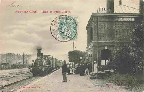AK / Ansichtskarte  Neufmarche_Neuf-Marche_76_Seine-Maritime Train de Paris Dieppe
