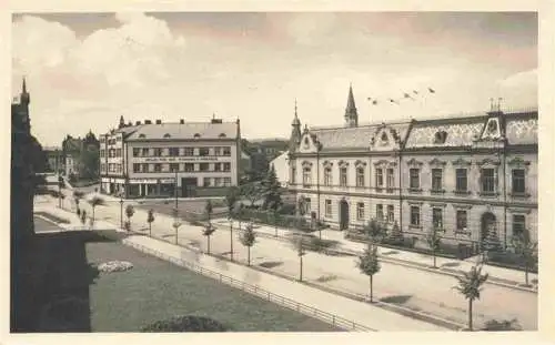 AK / Ansichtskarte  Friedberg_Frymburk_Boehmen_CZ Ortspartie Feldpost