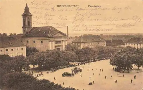 AK / Ansichtskarte  Theresienstadt_Terezin_CZ Paradeplatz