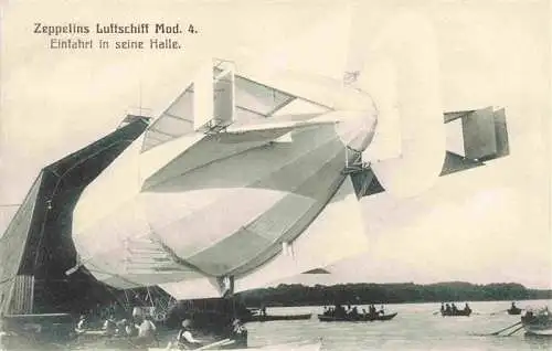 AK / Ansichtskarte  FRIEDRICHSHAFEN_Bodensee Zeppelins Luftschiff Mod. 4