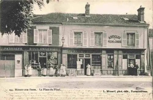 AK / Ansichtskarte  Hericy-sur-Seine_77_Seine-et-Marne La Place du Pilori