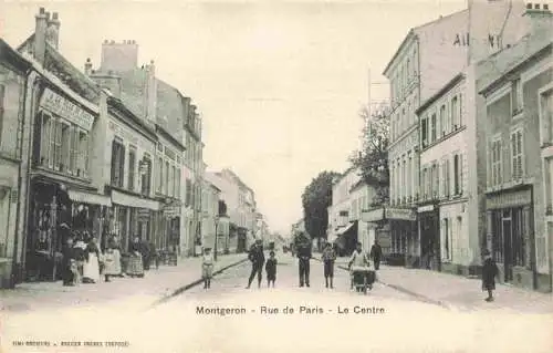 AK / Ansichtskarte  Montgeron_91_Essonne Rue de Paris Le Centre