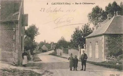 AK / Ansichtskarte  Cauvigny_60_Oise Rue de Châteaurouge