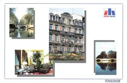 AK / Ansichtskarte  TOULOUSE_31_Haute-Garonne Hotel Terminus Gastraum Kanal Bruecke