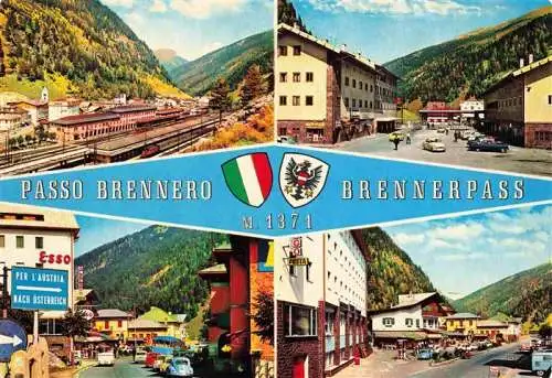 AK / Ansichtskarte  Brennerpass_1372m_Brenner_Brennero_Suedtirol_IT Bahnhof Ortspartien