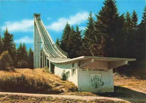 AK / Ansichtskarte 73991314 Schoenwald_Schwarzwald Sprungschanze