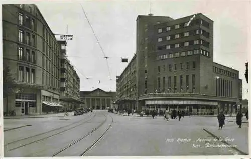 AK / Ansichtskarte  Bienne_Biel Avenue de la Gare