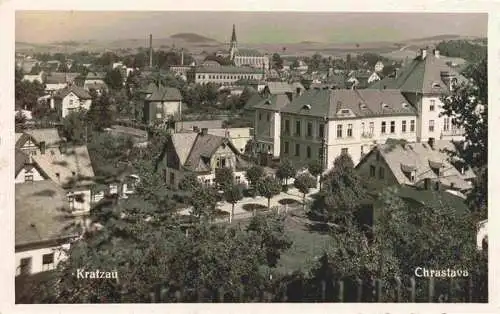 AK / Ansichtskarte  Kratzau_Chrastava_Boehmen_CZ Panorama Blick ueber die Stadt