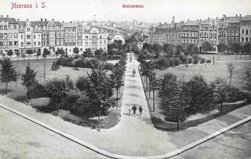 AK / Ansichtskarte  Meerane_Sachsen Wettinerplatz