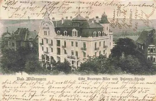 AK / Ansichtskarte  BAD_WILDUNGEN Villa Ecke Brunnen-Alle und Helenen-Strasse