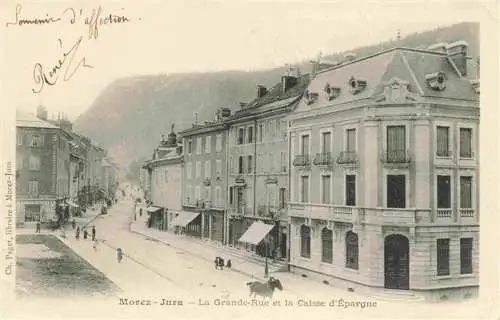 AK / Ansichtskarte  Morez_39_Jura La Grande Rue et la Caisse d'Epargne