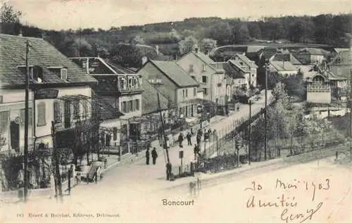 AK / Ansichtskarte  Boncourt__Dellle_JU Ortszentrum