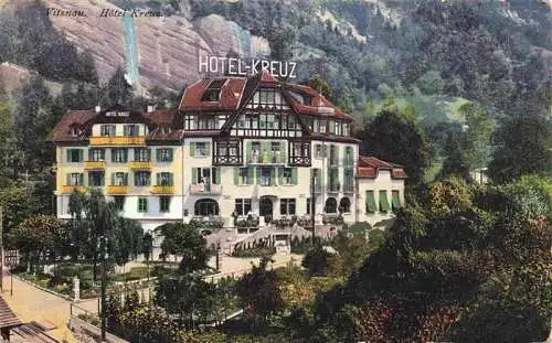 AK / Ansichtskarte  Vitznau_Witznau_Vierwaldstaettersee_LU Hotel Kreuz