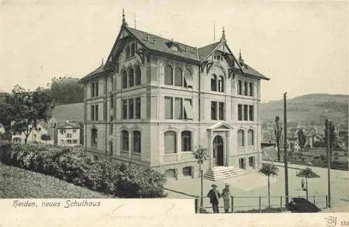 AK / Ansichtskarte  Heiden_AR Schulhaus