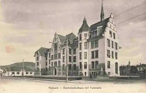 AK / Ansichtskarte  Reinach__BL Centralschulhaus mit Turnhalle