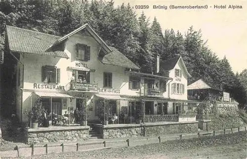 AK / Ansichtskarte  Bruenig_BE Hotel Alpina