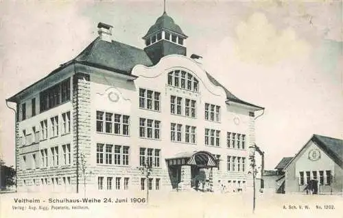AK / Ansichtskarte  Veltheim__Winterthur_ZH Schulhaus Weihe 24. Juni 1906
